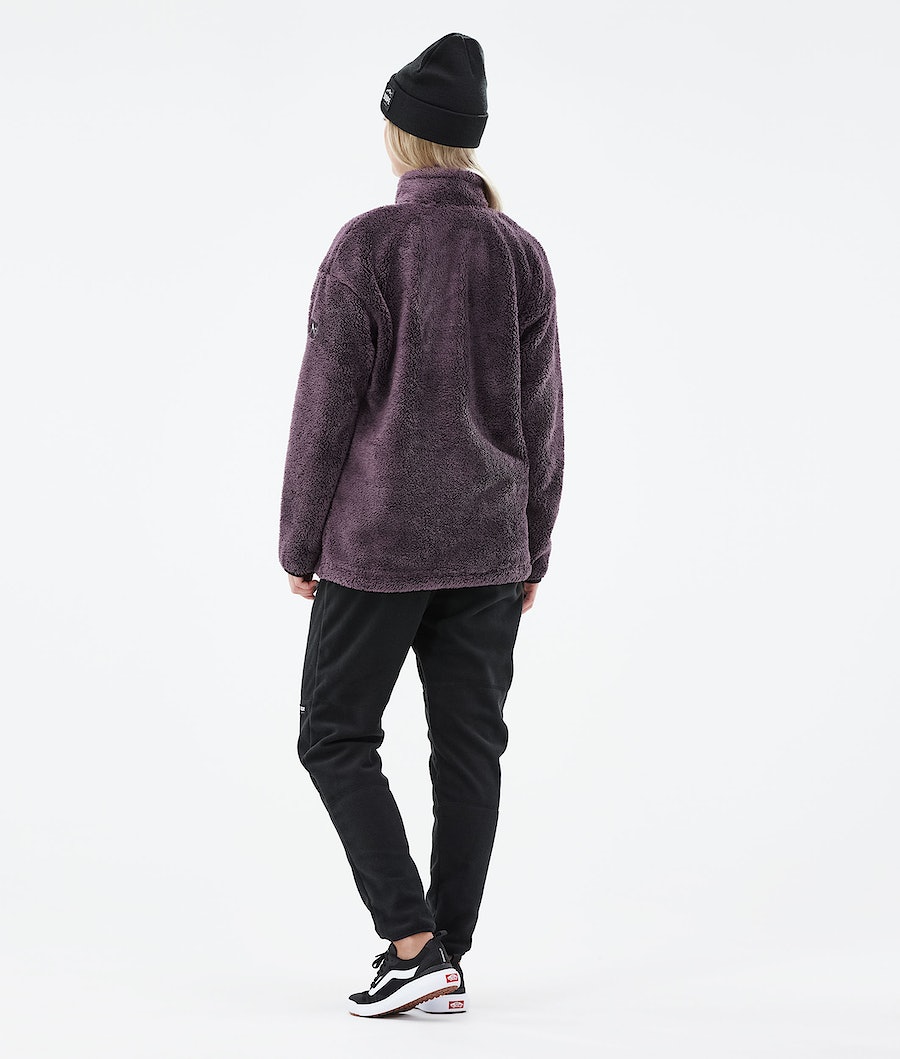 Dope Pile W Fleecepullover Damen Lila | 723-ZCEBRJ