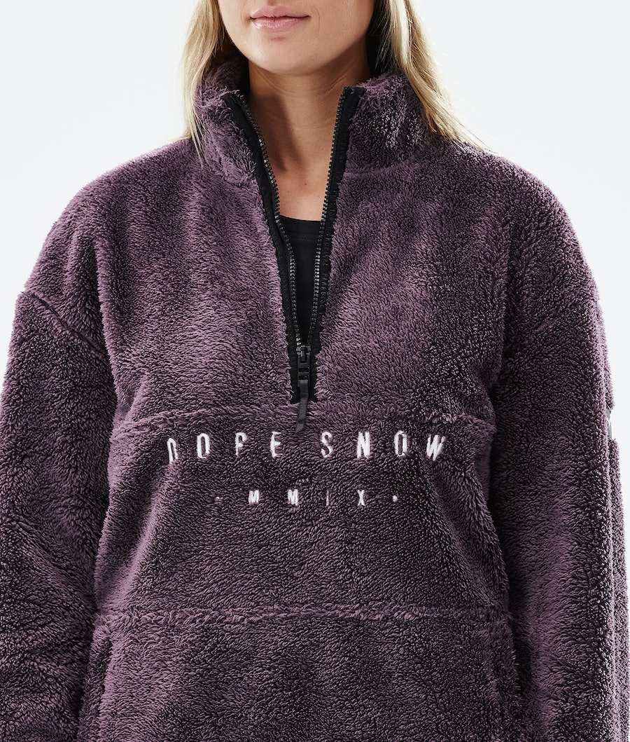 Dope Pile W Fleecepullover Damen Lila | 723-ZCEBRJ