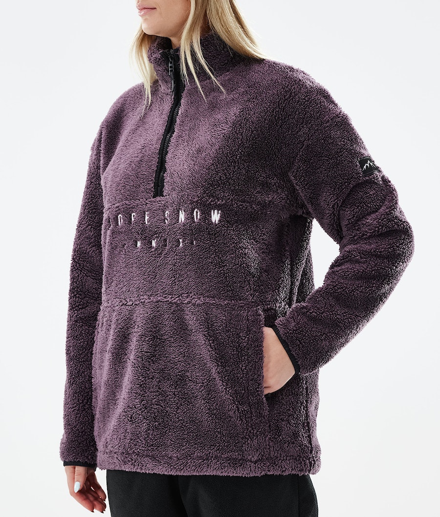 Dope Pile W Fleecepullover Damen Lila | 723-ZCEBRJ