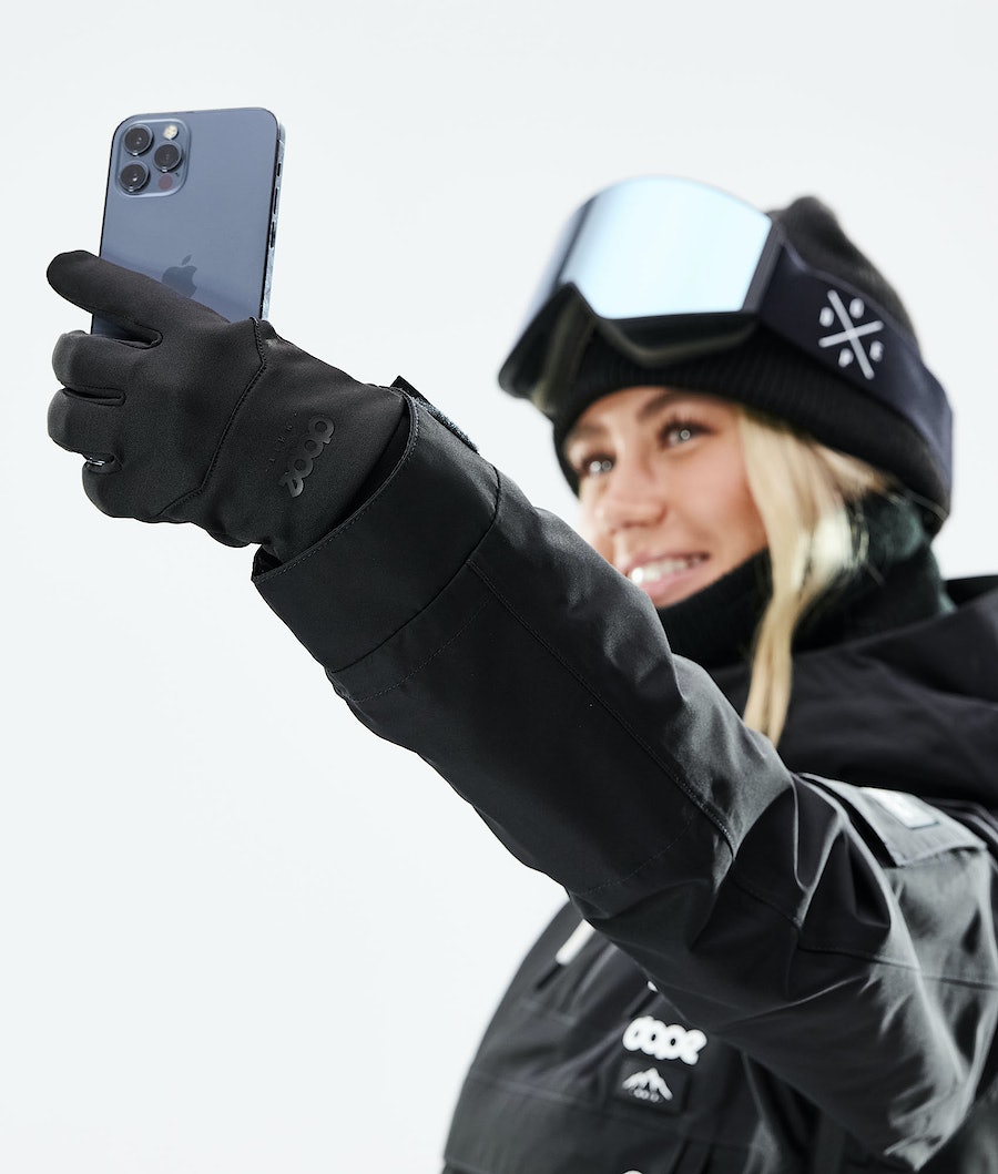 Dope Power Skihandschuhe Damen Schwarz | 209-UTWNBZ