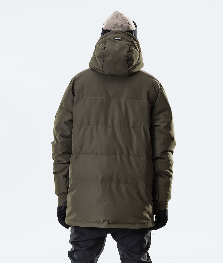 Dope Puffer 2020 Snowboardjacke Herren Olivgrün Grün | 198-WYIEJV