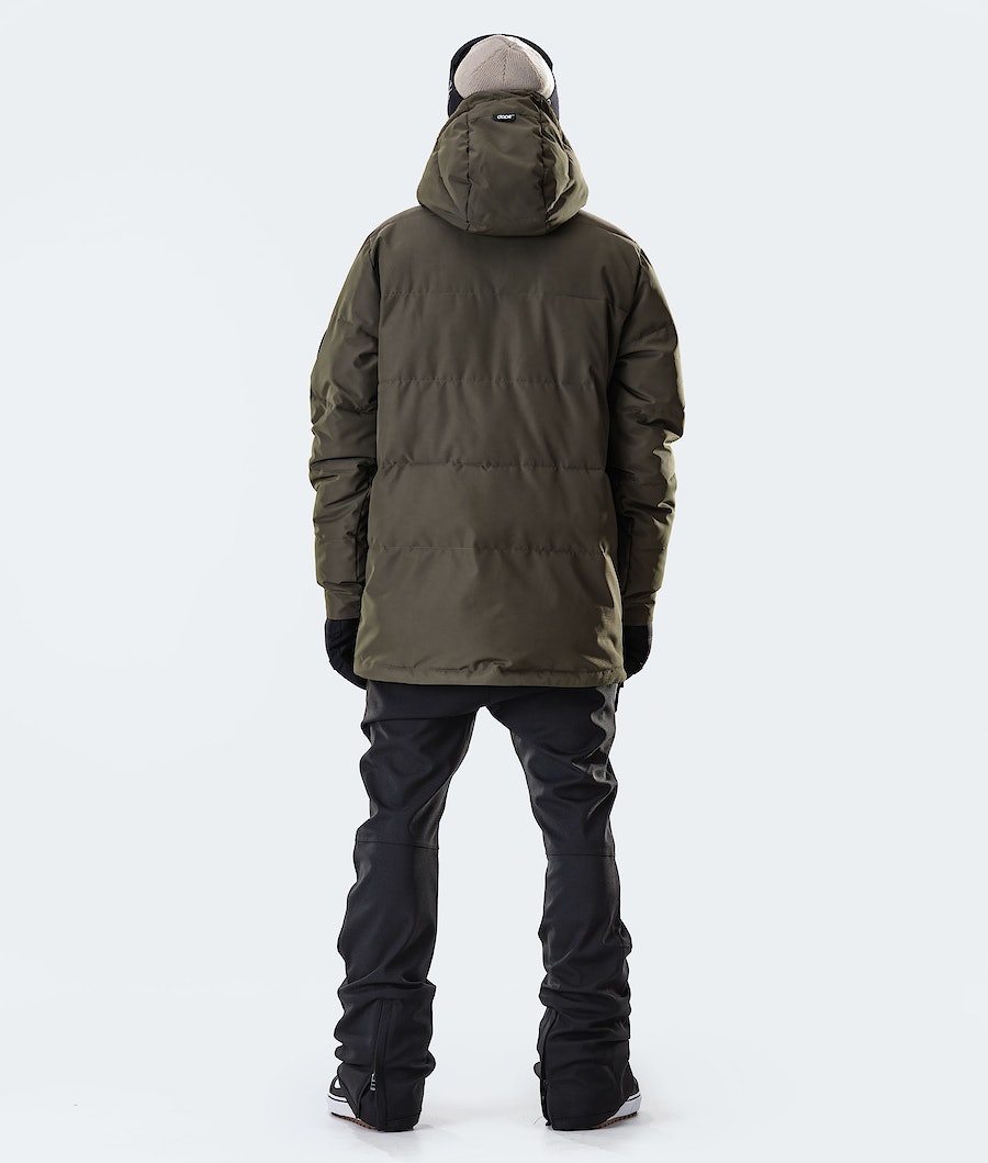 Dope Puffer 2020 Snowboardjacke Herren Olivgrün Grün | 198-WYIEJV