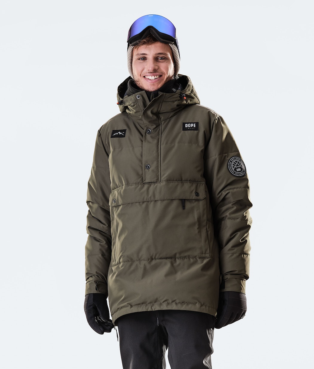 Dope Puffer 2020 Snowboardjacke Herren Olivgrün Grün | 198-WYIEJV