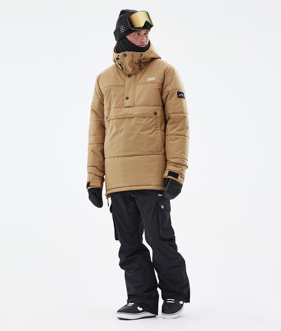 Dope Puffer Snowboardjacke Herren Gold | 561-DUZFHM