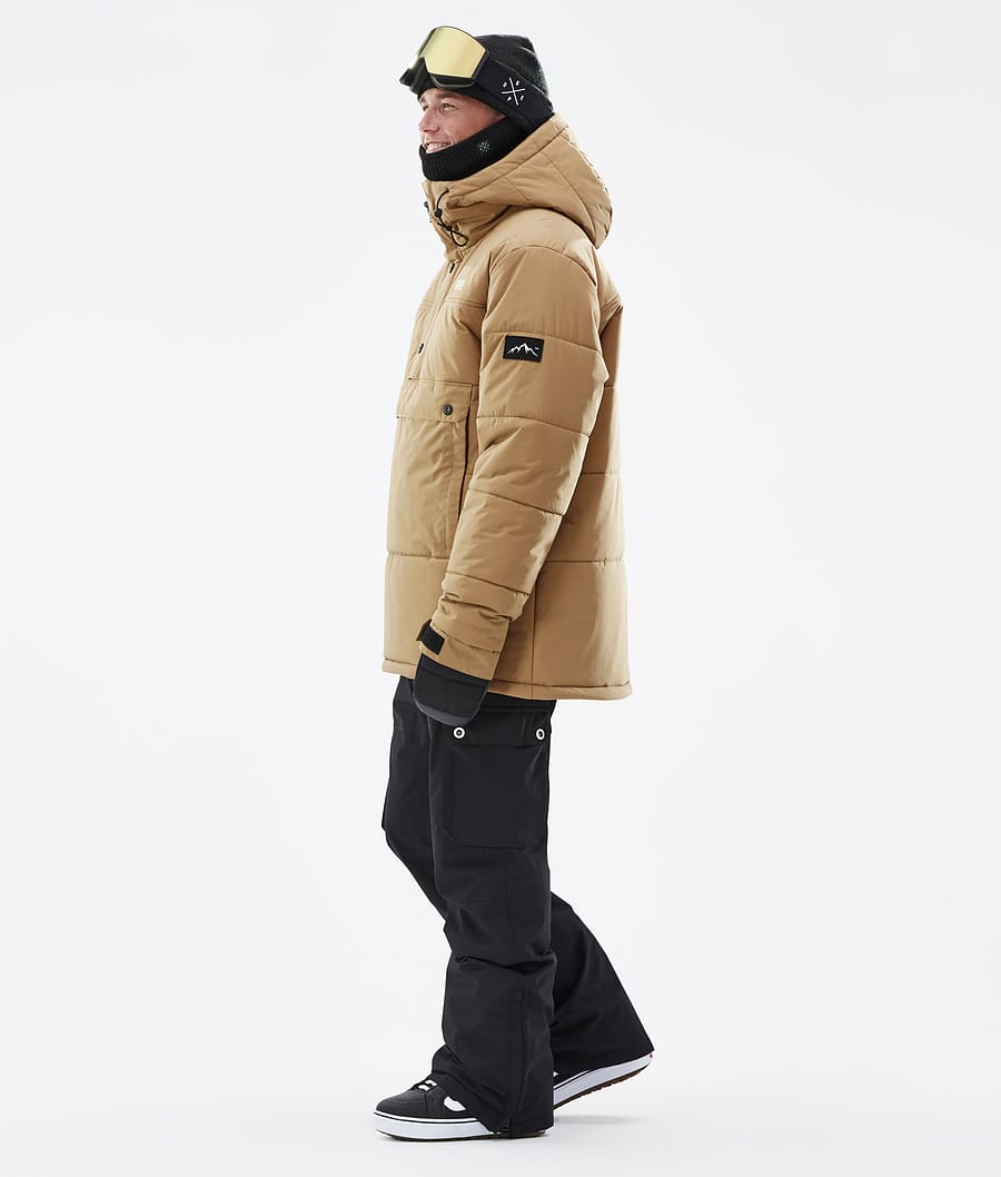 Dope Puffer Snowboardjacke Herren Gold | 561-DUZFHM