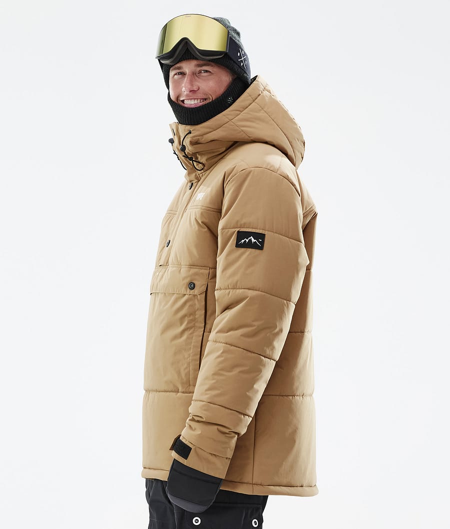 Dope Puffer Snowboardjacke Herren Gold | 561-DUZFHM
