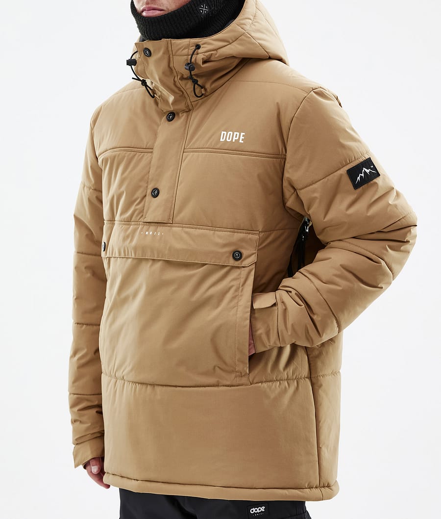 Dope Puffer Snowboardjacke Herren Gold | 561-DUZFHM