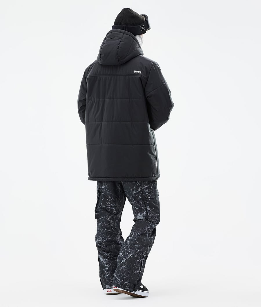 Dope Puffer Snowboardjacke Herren Schwarz | 180-XYMAVW
