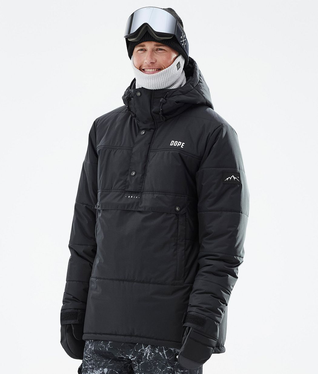 Dope Puffer Snowboardjacke Herren Schwarz | 180-XYMAVW