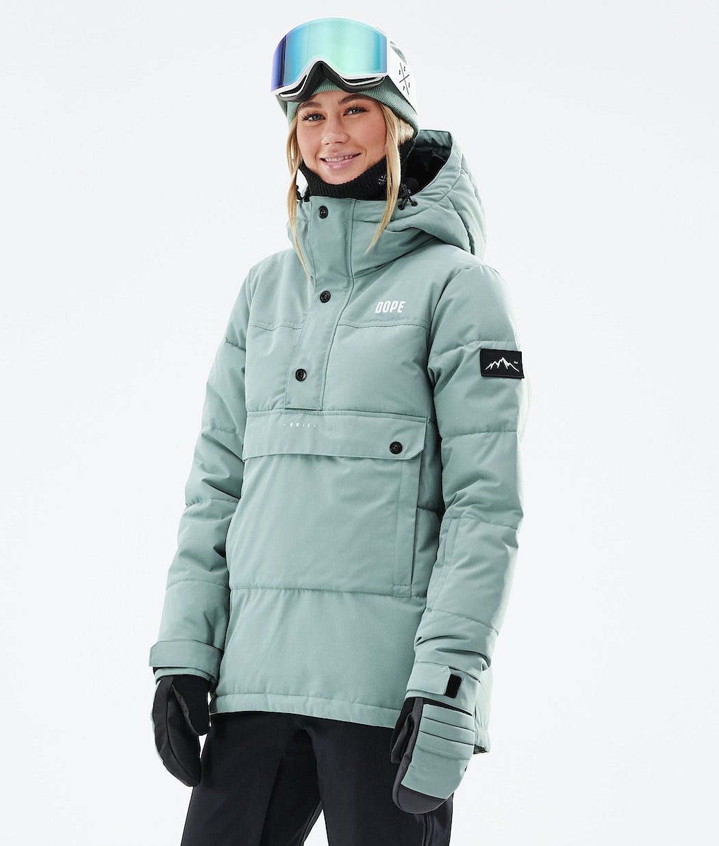 Dope Puffer W 2021 Snowboardjacke Damen Grün | 054-QUXLFW