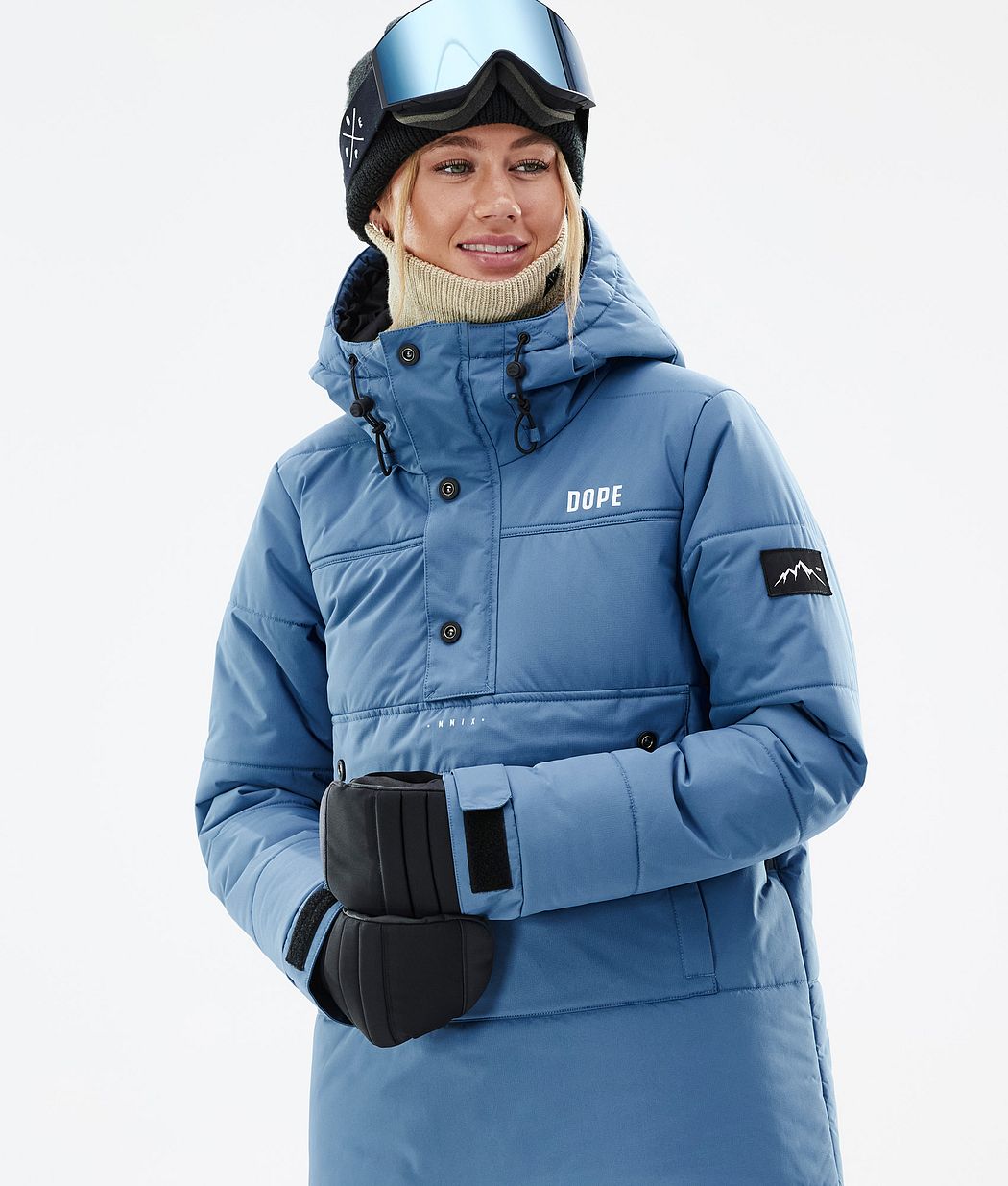 Dope Puffer W Snowboardjacke Damen Blau Grau | 814-KGISYC