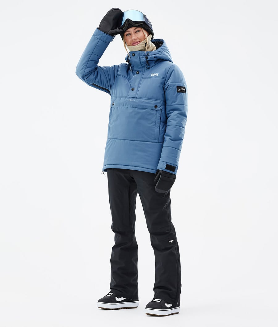 Dope Puffer W Snowboardjacke Damen Blau Grau | 814-KGISYC