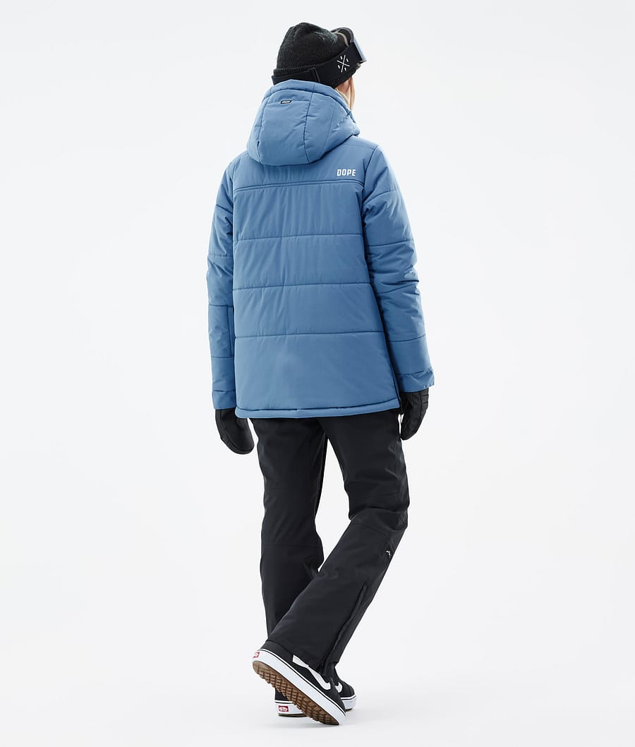 Dope Puffer W Snowboardjacke Damen Blau Grau | 814-KGISYC