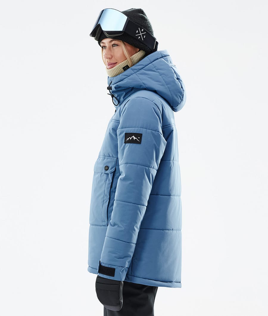 Dope Puffer W Snowboardjacke Damen Blau Grau | 814-KGISYC