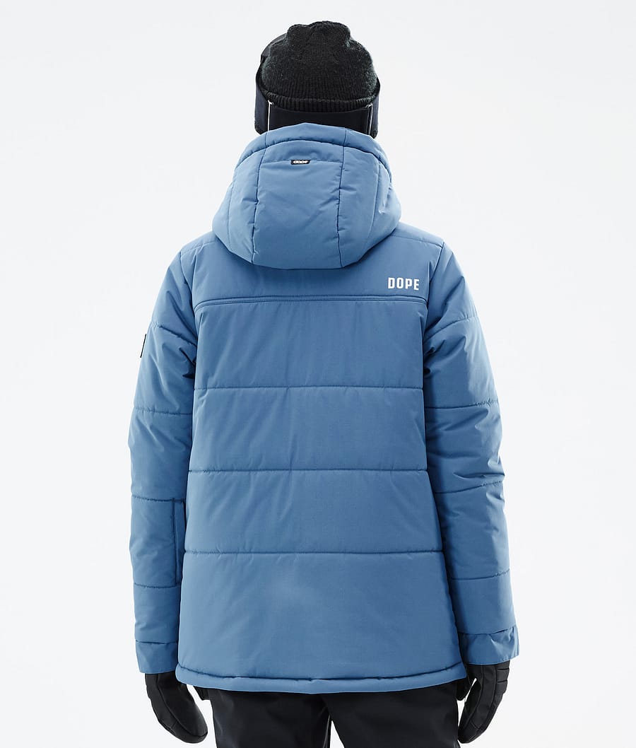 Dope Puffer W Snowboardjacke Damen Blau Grau | 814-KGISYC