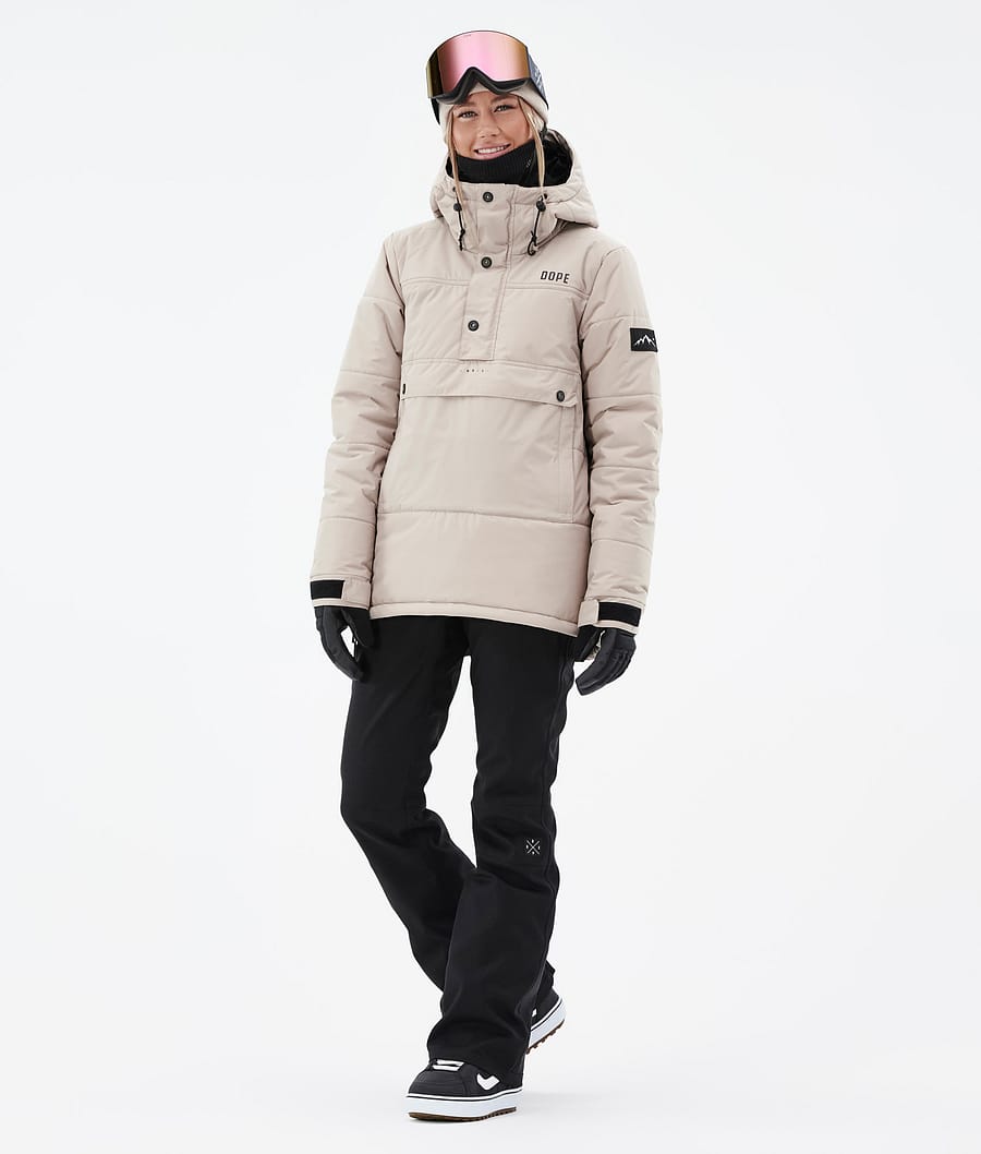 Dope Puffer W Snowboardjacke Damen Braun | 195-BEQFCI