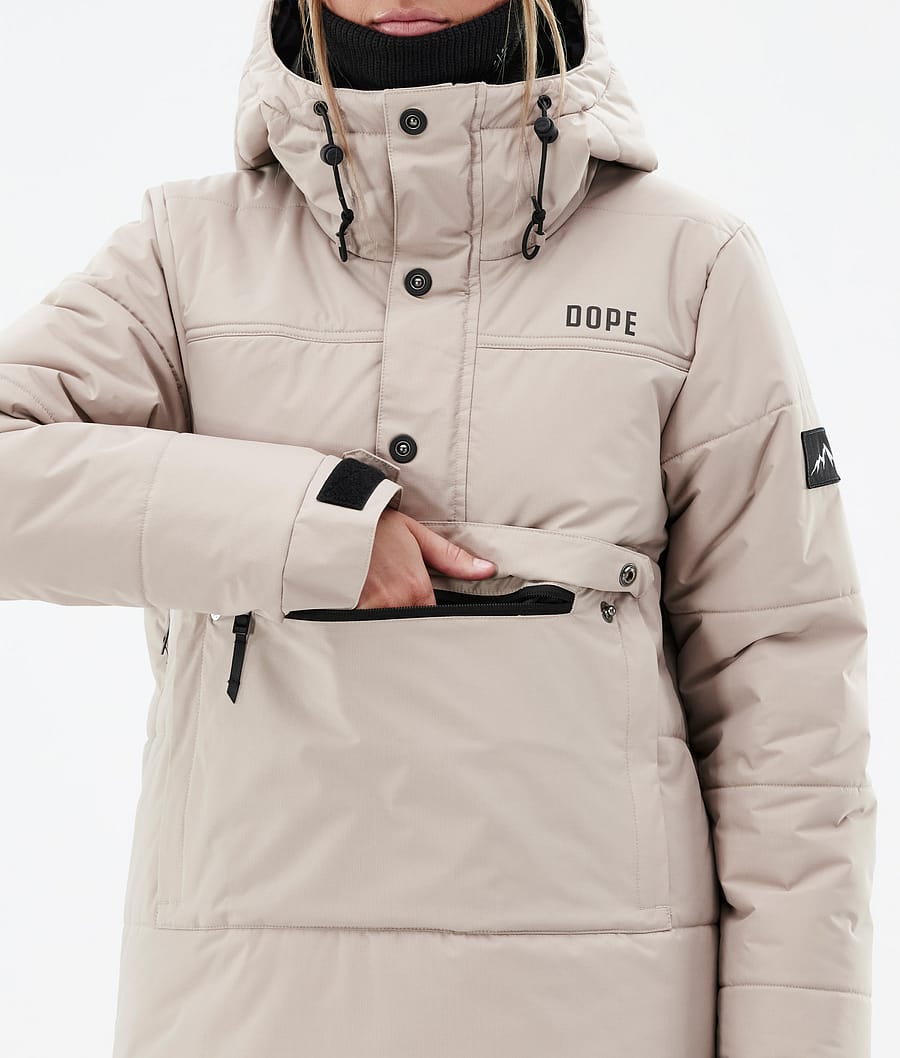 Dope Puffer W Snowboardjacke Damen Braun | 195-BEQFCI