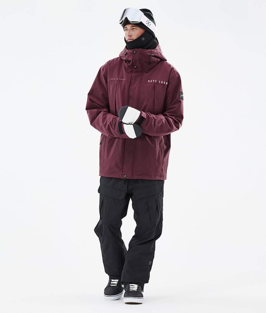 Dope Ranger Snowboardjacke Herren Bordeaux | 396-NDLKWJ