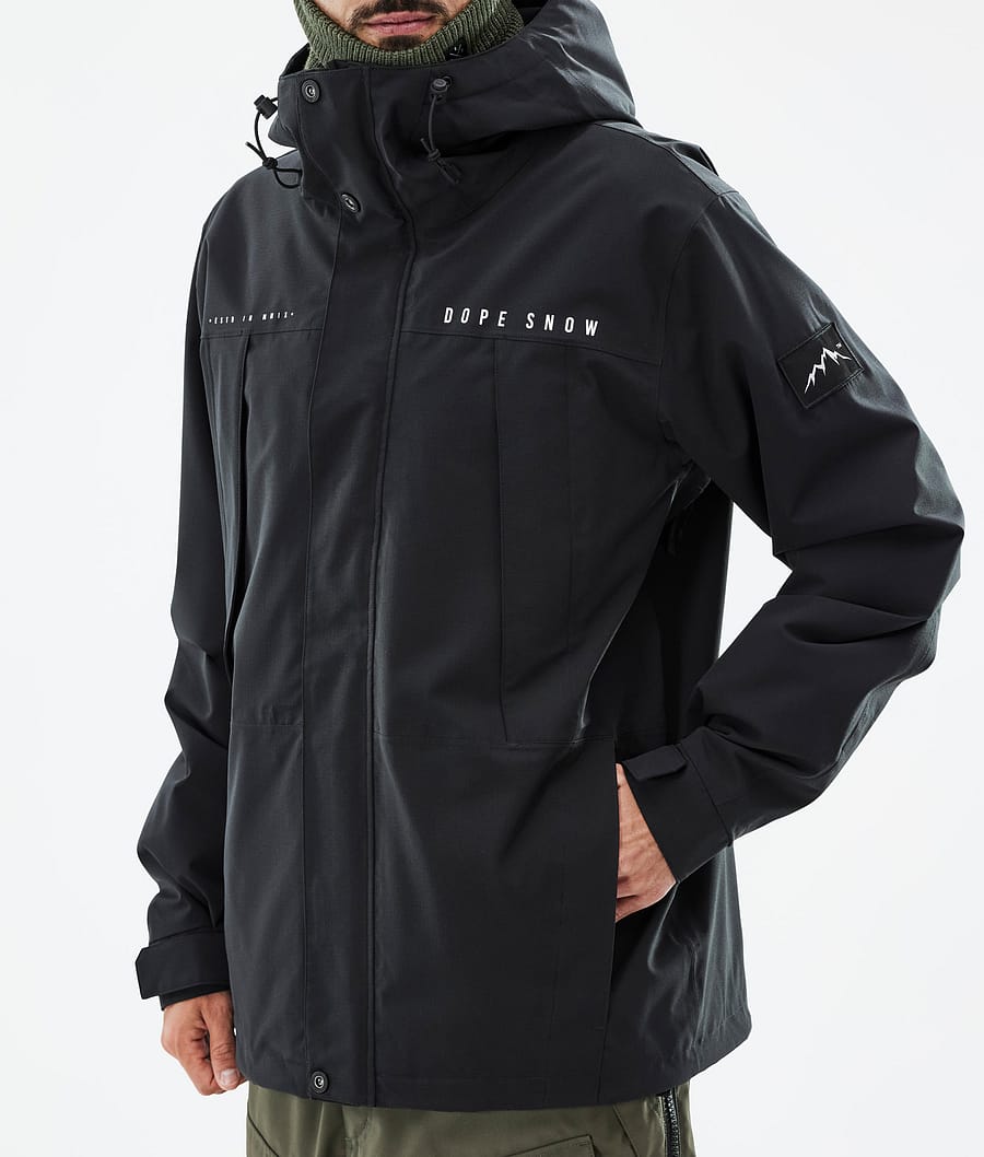 Dope Ranger Snowboardjacke Herren Schwarz | 361-BFIZOS