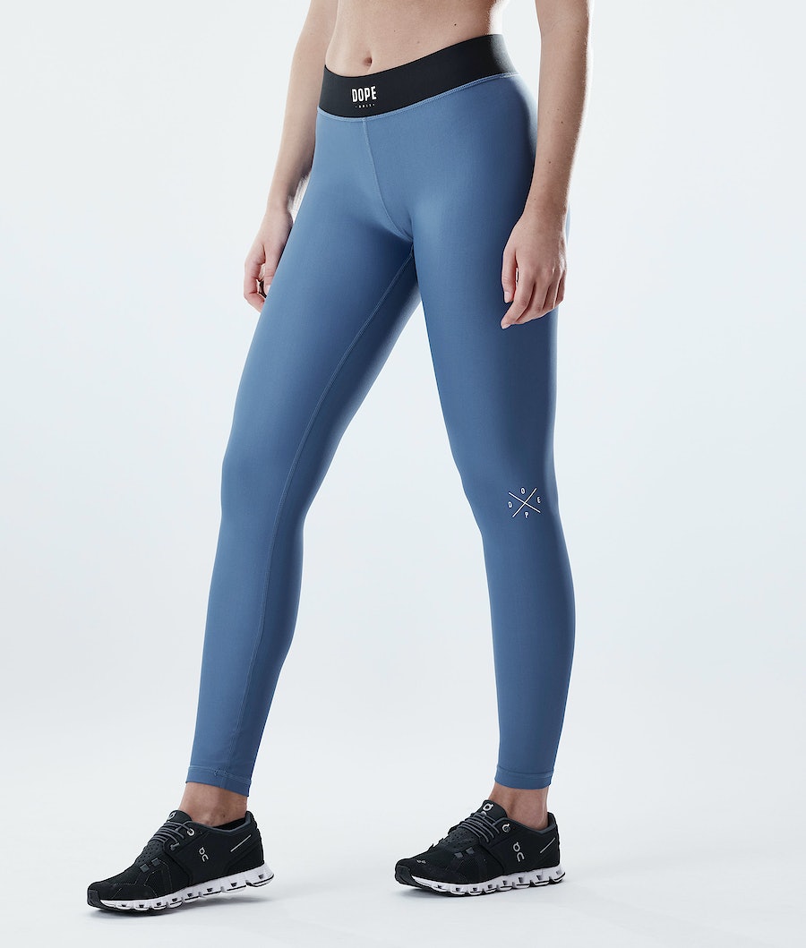 Dope Razor Leggings Damen Blau Grau | 926-HNDJBI
