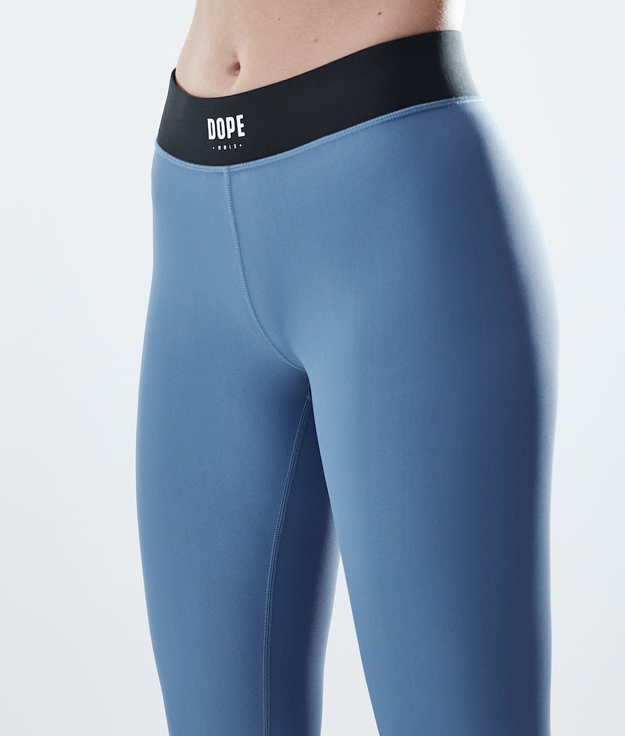 Dope Razor Leggings Damen Blau Grau | 926-HNDJBI