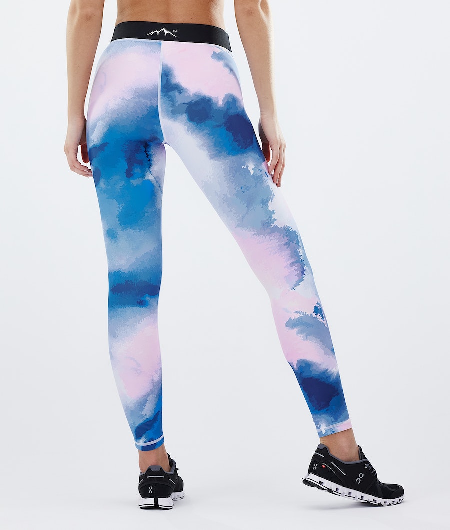 Dope Razor Leggings Damen Blau Rosa | 438-HOYMVS