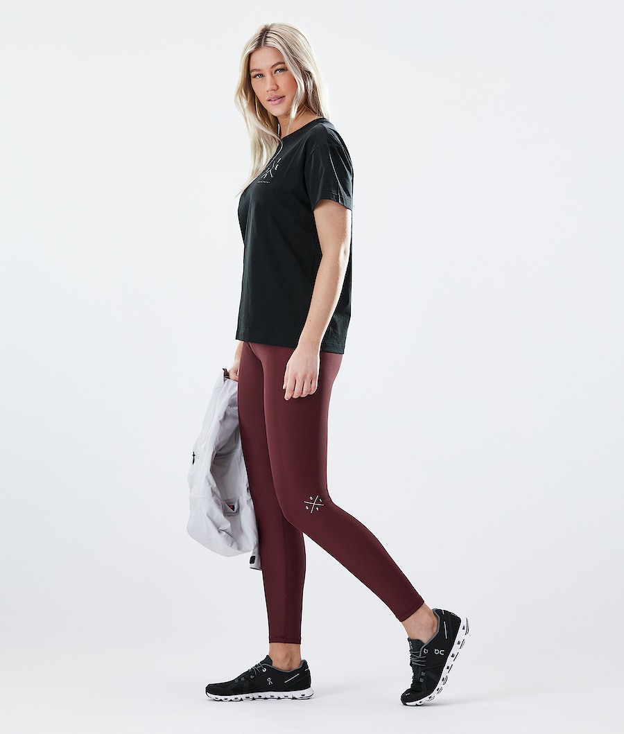 Dope Razor Leggings Damen Bordeaux | 958-JDMPUC
