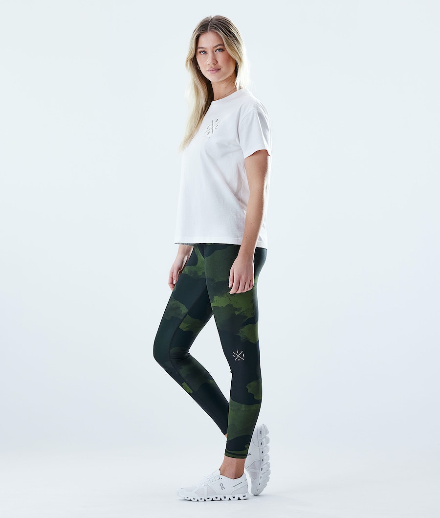 Dope Razor Leggings Damen Grün Camouflage | 298-HYRFVU