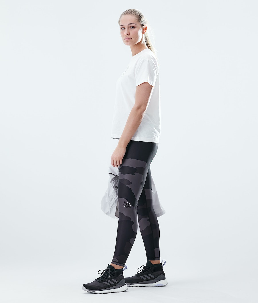 Dope Razor Leggings Damen Schwarz Camouflage | 827-DNHWAL