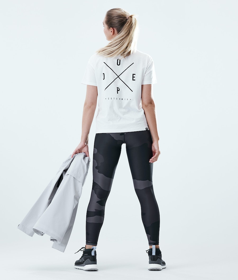 Dope Razor Leggings Damen Schwarz Camouflage | 827-DNHWAL