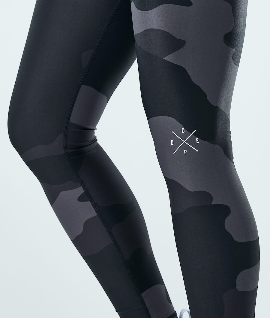 Dope Razor Leggings Damen Schwarz Camouflage | 827-DNHWAL