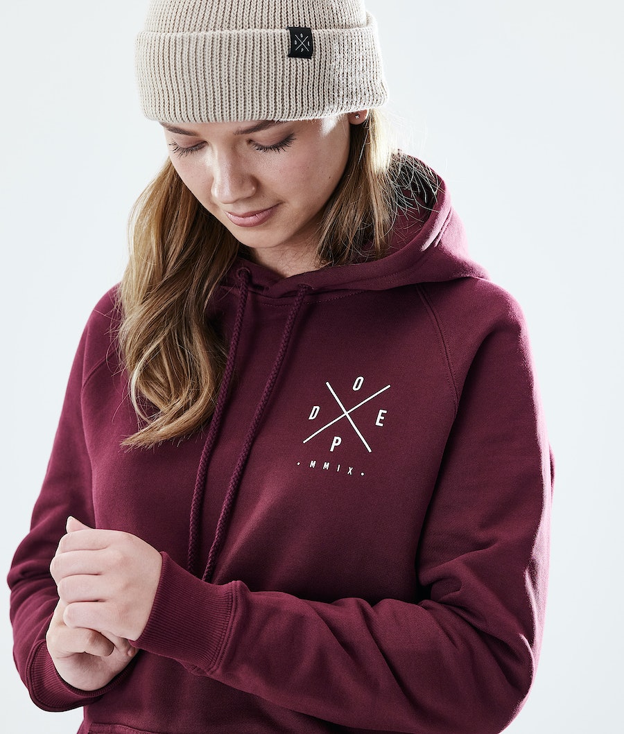 Dope Regular 2X-UP Hoodie Damen Bordeaux | 725-SNBOZW