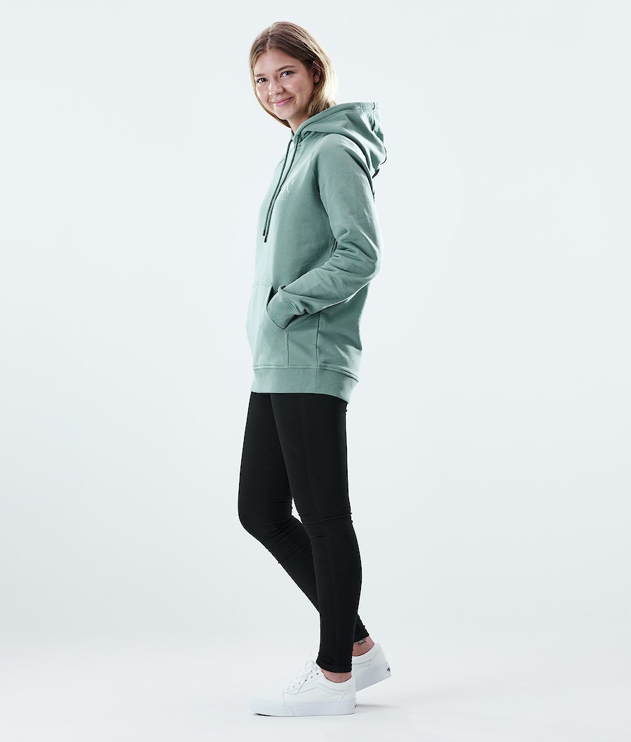 Dope Regular 2X-UP Hoodie Damen Grün | 659-YANIGD