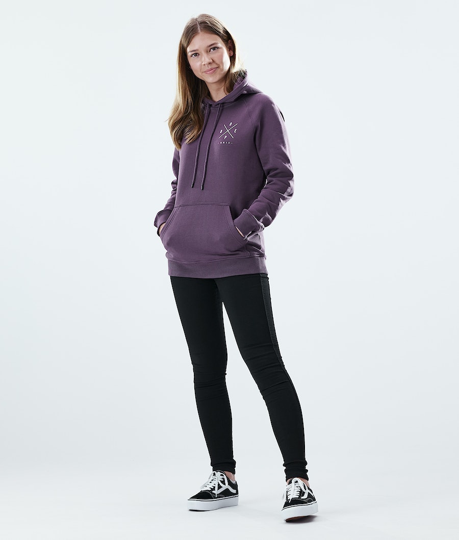 Dope Regular 2X-UP Hoodie Damen Lila | 872-CZYSNI