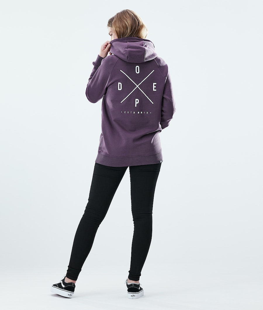 Dope Regular 2X-UP Hoodie Damen Lila | 872-CZYSNI