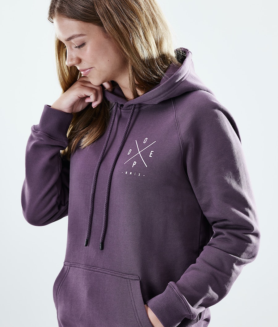 Dope Regular 2X-UP Hoodie Damen Lila | 872-CZYSNI