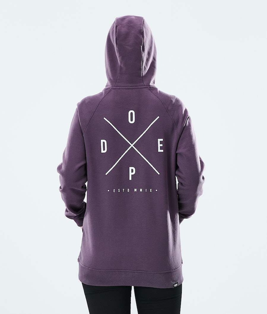 Dope Regular 2X-UP Hoodie Damen Lila | 872-CZYSNI