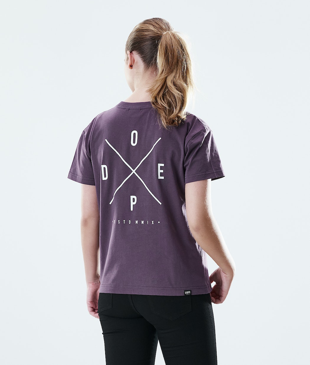 Dope Regular 2X-UP T-Shirts Damen Lila | 986-OKMQHV