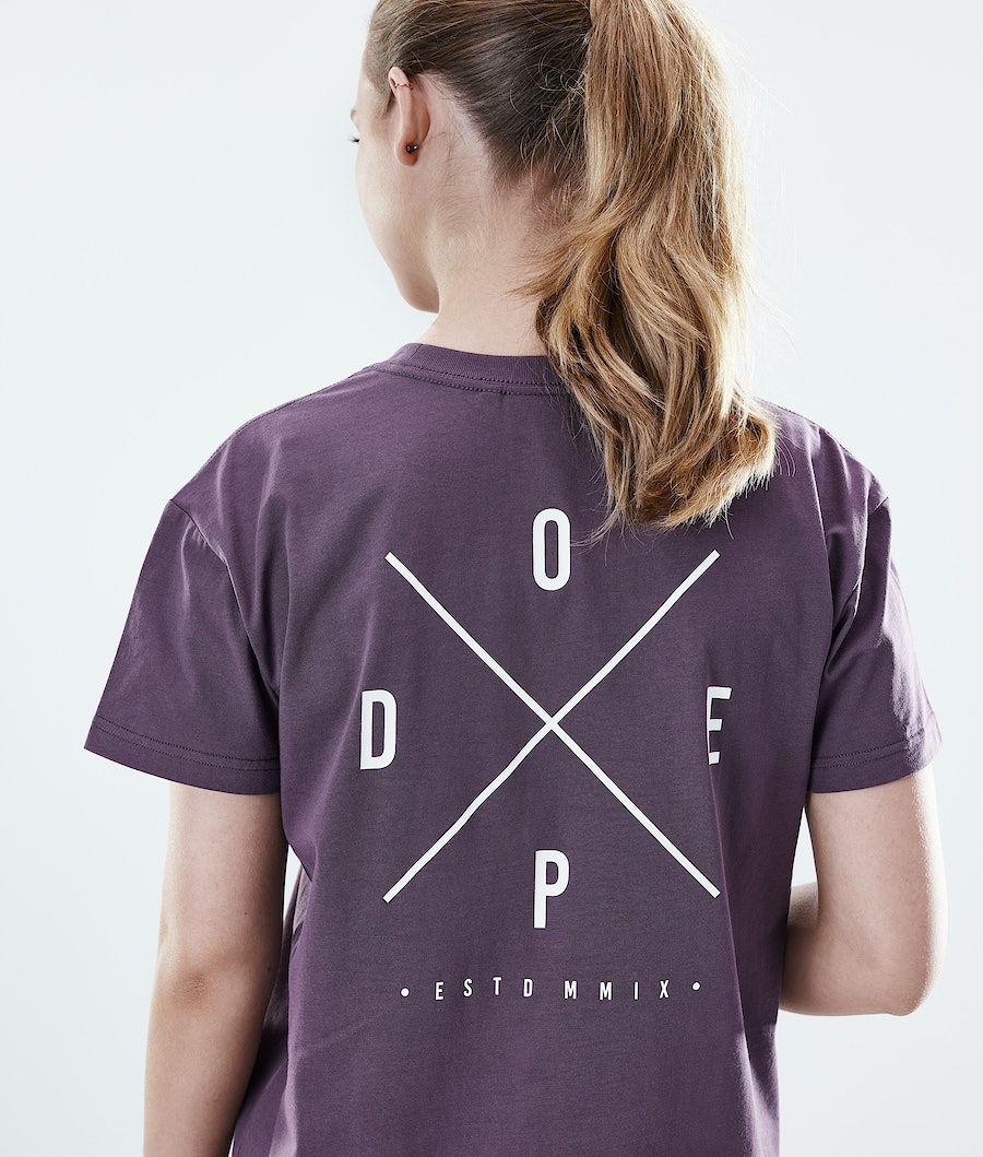 Dope Regular 2X-UP T-Shirts Damen Lila | 986-OKMQHV