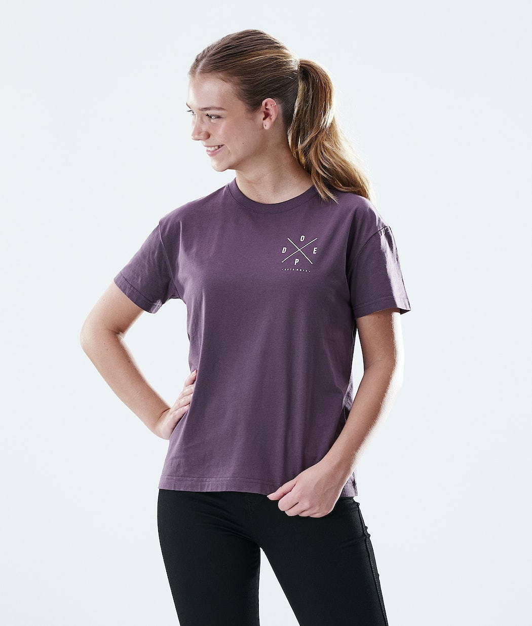 Dope Regular 2X-UP T-Shirts Damen Lila | 986-OKMQHV