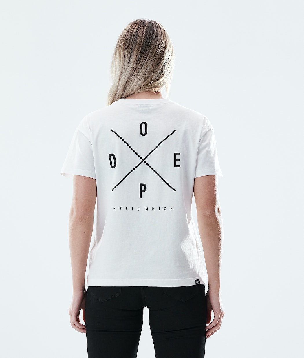 Dope Regular 2X-UP T-Shirts Damen Weiß | 859-EHYTUI