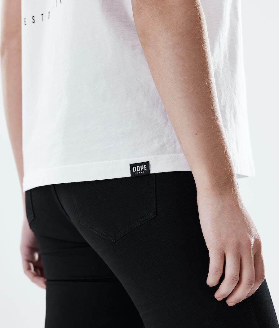 Dope Regular 2X-UP T-Shirts Damen Weiß | 859-EHYTUI