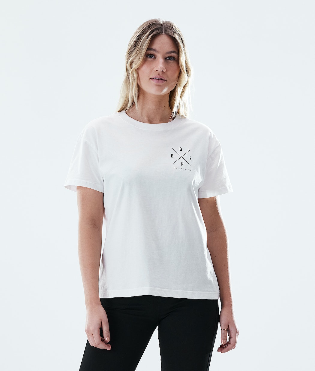 Dope Regular 2X-UP T-Shirts Damen Weiß | 859-EHYTUI
