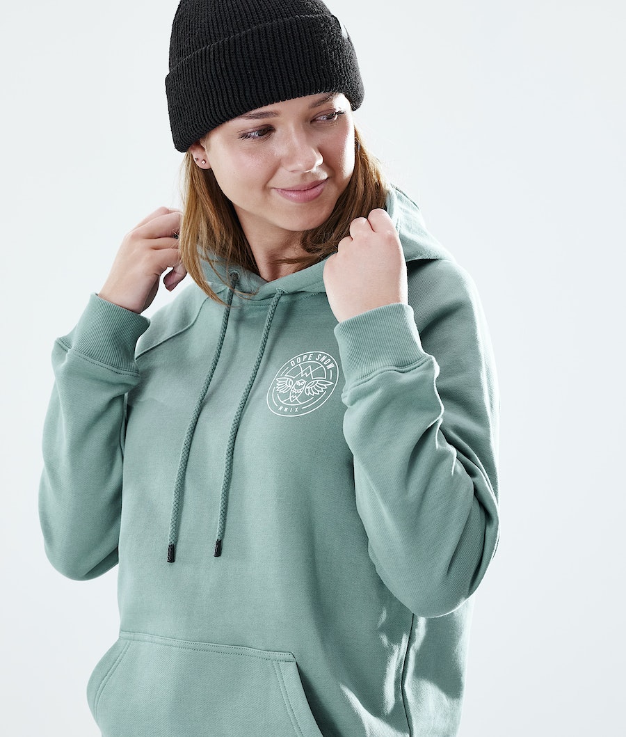 Dope Regular Beak Hoodie Damen Grün | 021-IHYMPZ
