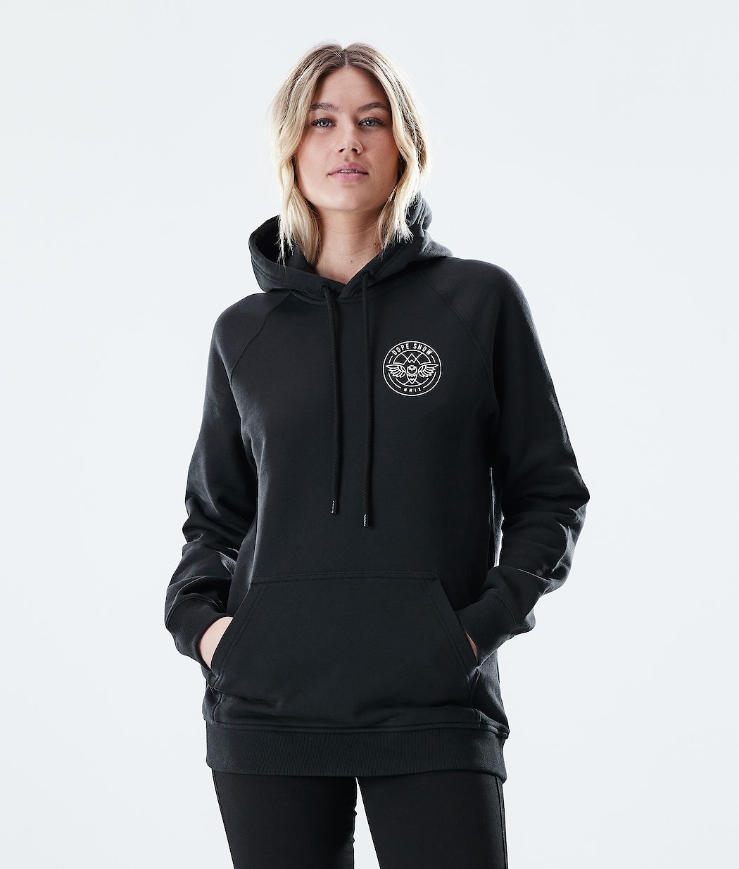 Dope Regular Beak Hoodie Damen Schwarz | 285-VTXSUC