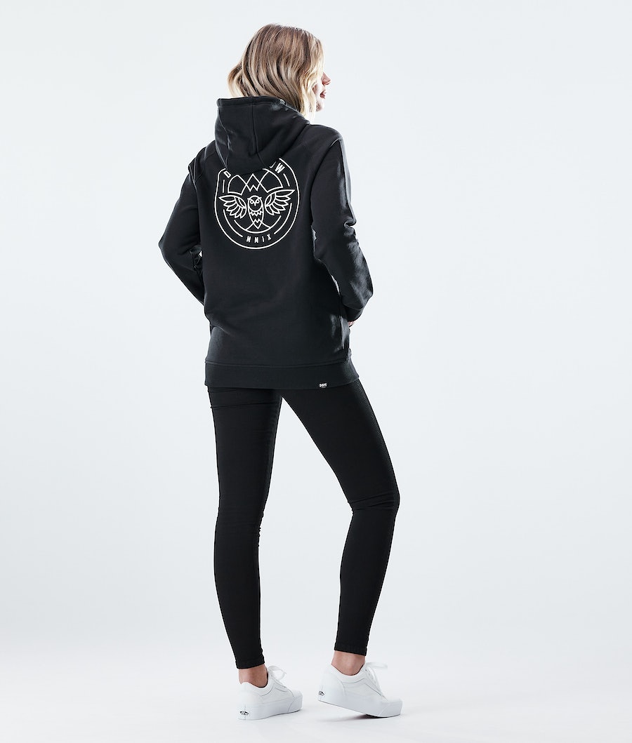 Dope Regular Beak Hoodie Damen Schwarz | 285-VTXSUC