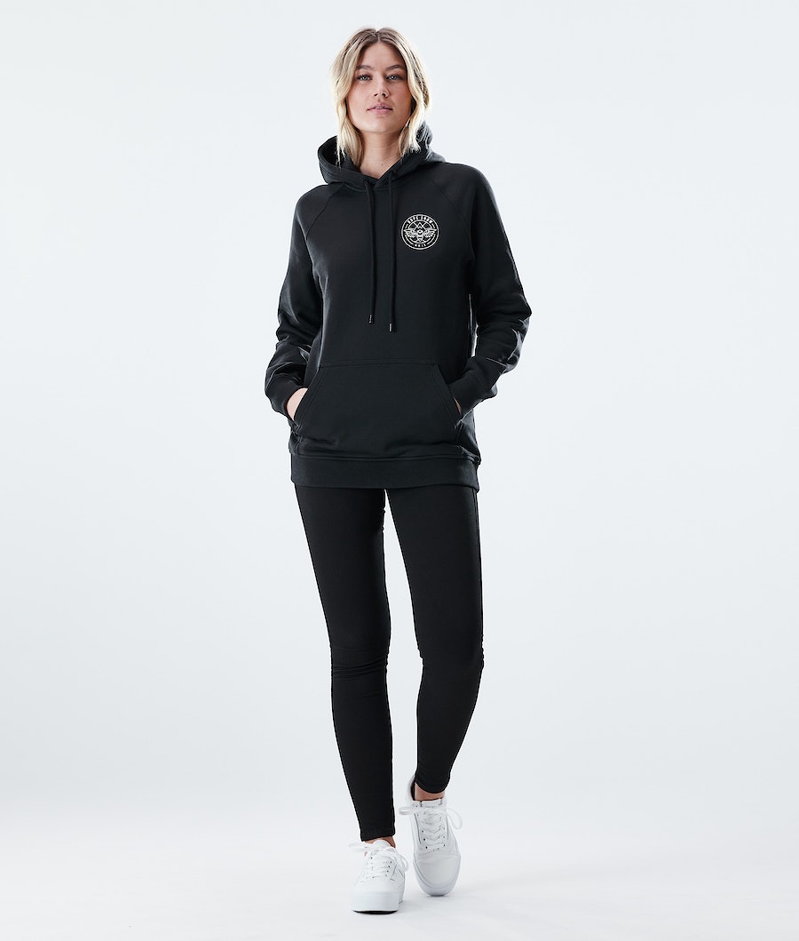 Dope Regular Beak Hoodie Damen Schwarz | 285-VTXSUC