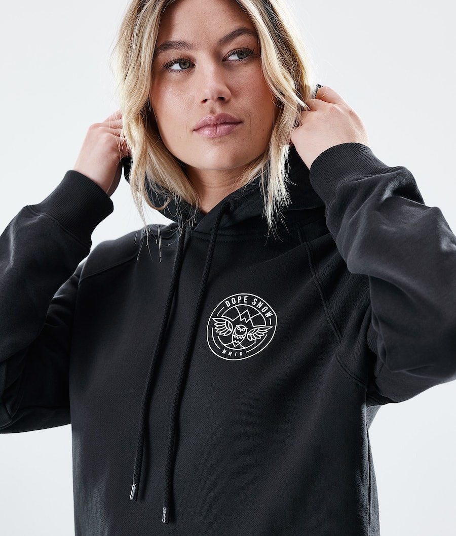 Dope Regular Beak Hoodie Damen Schwarz | 285-VTXSUC