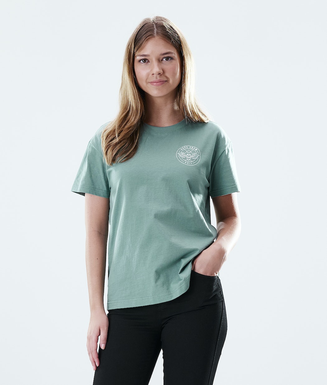 Dope Regular Beak T-Shirts Damen Grün | 201-EXSQFO