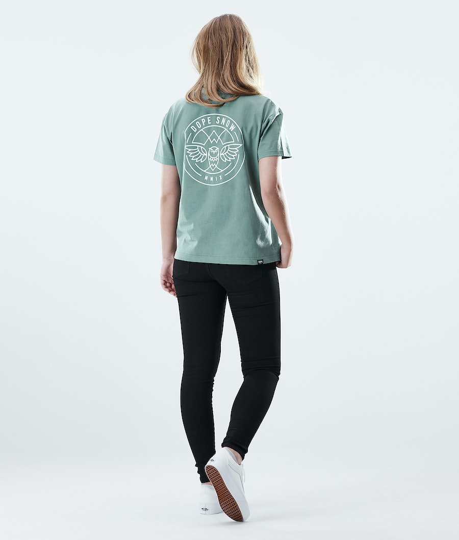 Dope Regular Beak T-Shirts Damen Grün | 201-EXSQFO